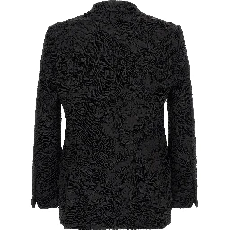 Black Silk Blazer