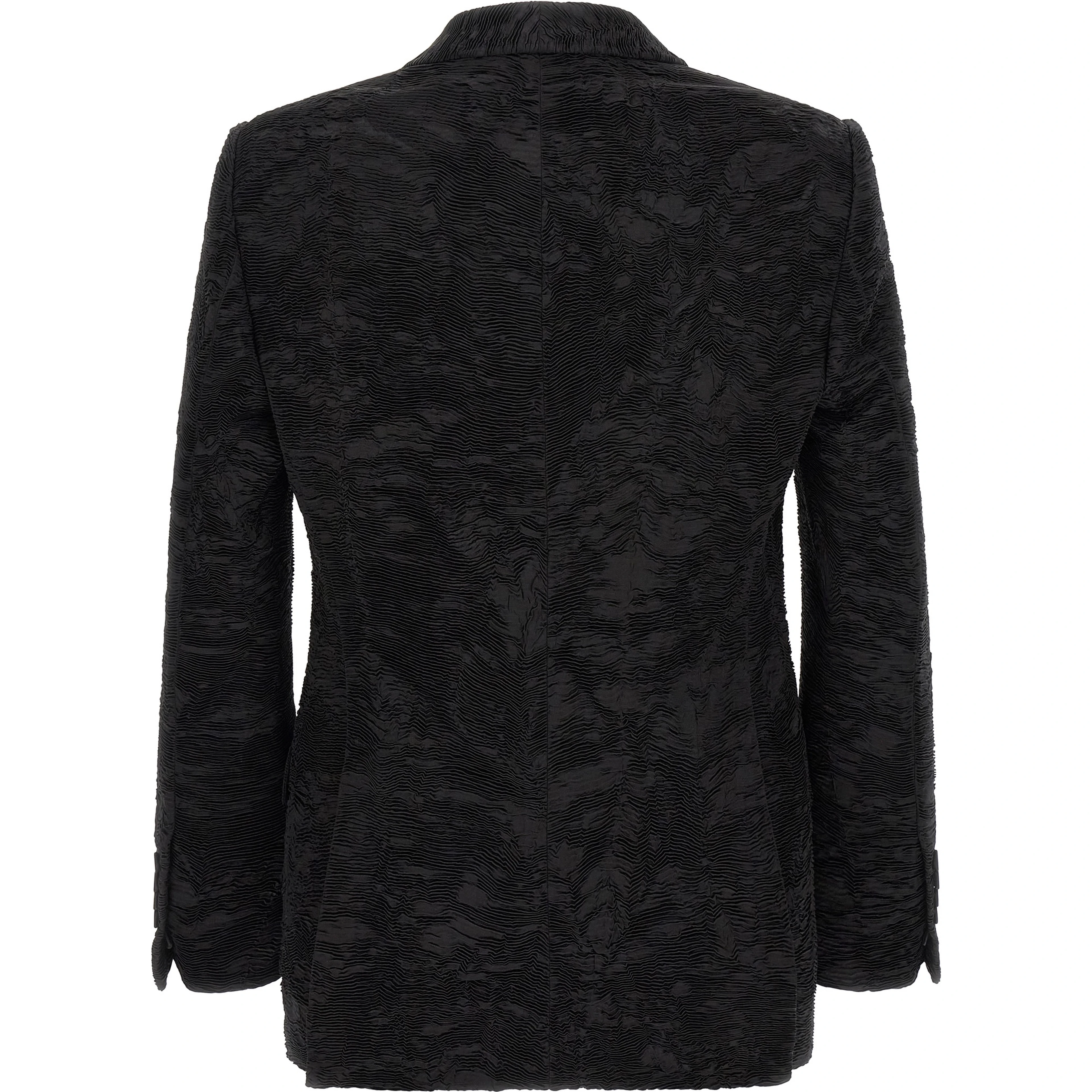 Black Silk Blazer