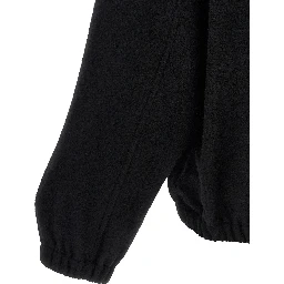 Black Wool Cardigan