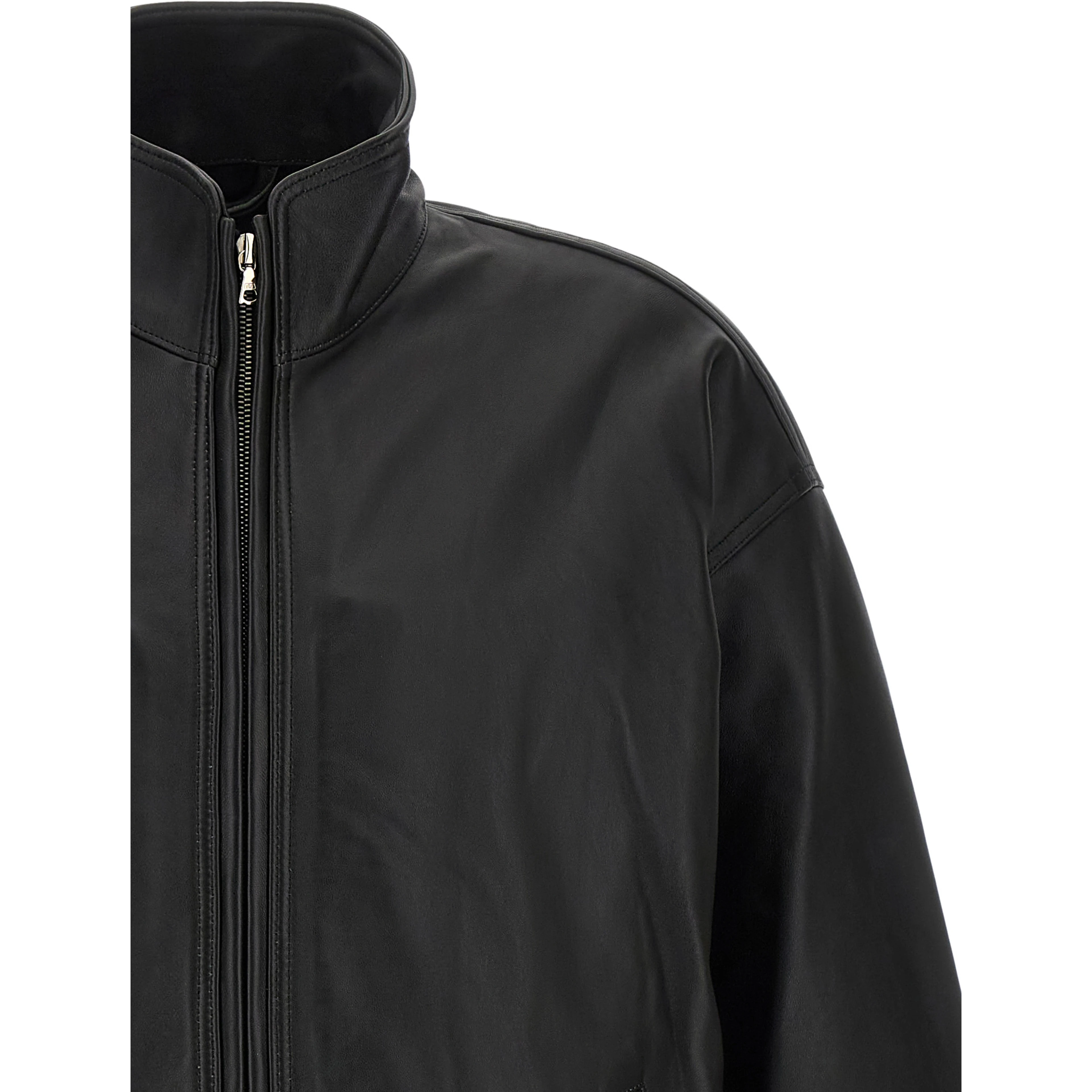 Black Lambskin Leather Jacket