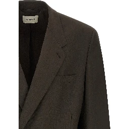 Brown Polyester Blazer