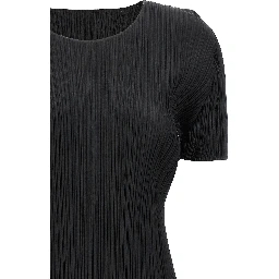 Black Polyester T-Shirt