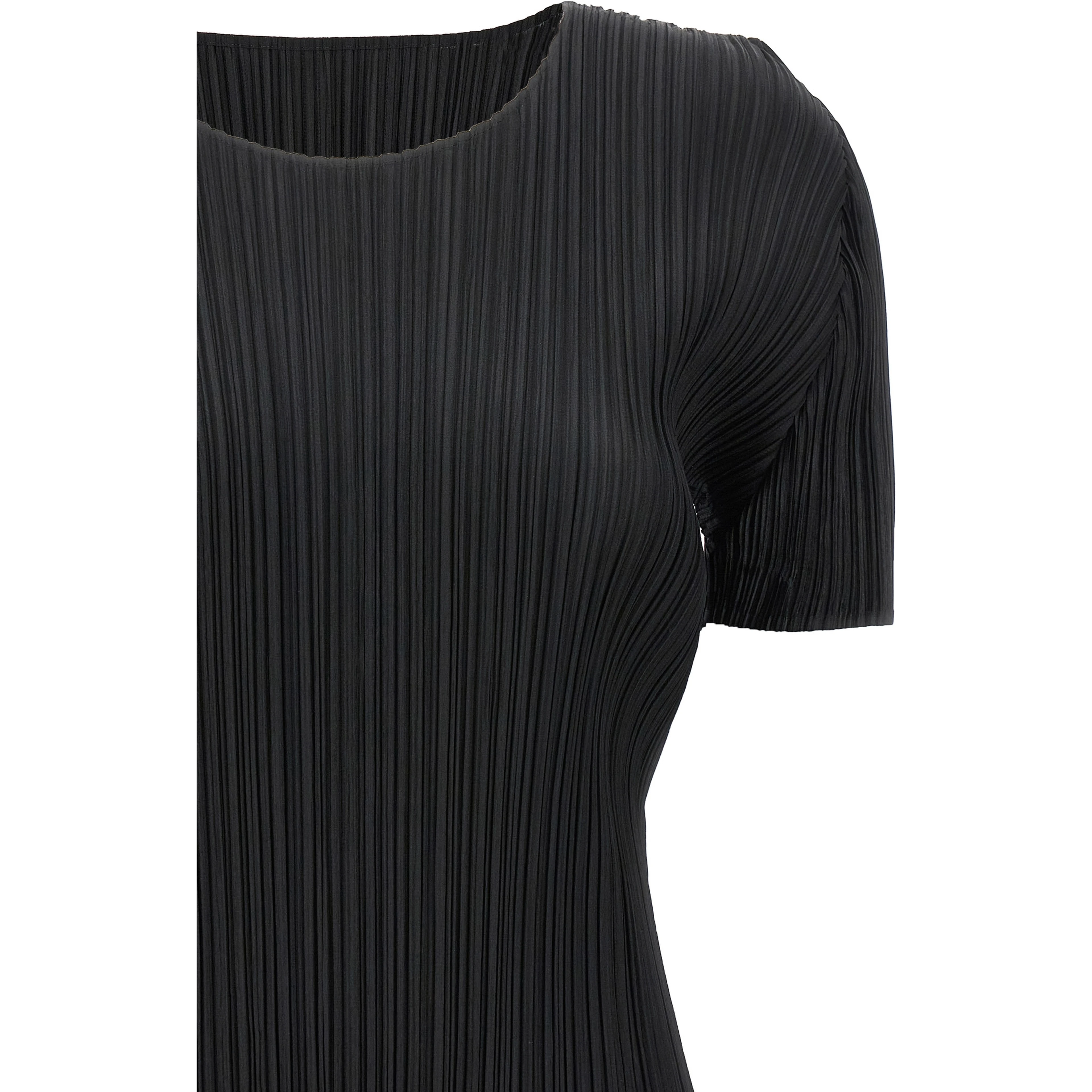 Black Polyester T-Shirt