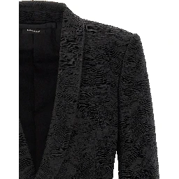 Black Silk Blazer