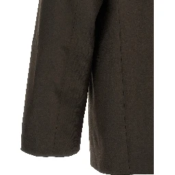 Brown Polyester Blazer