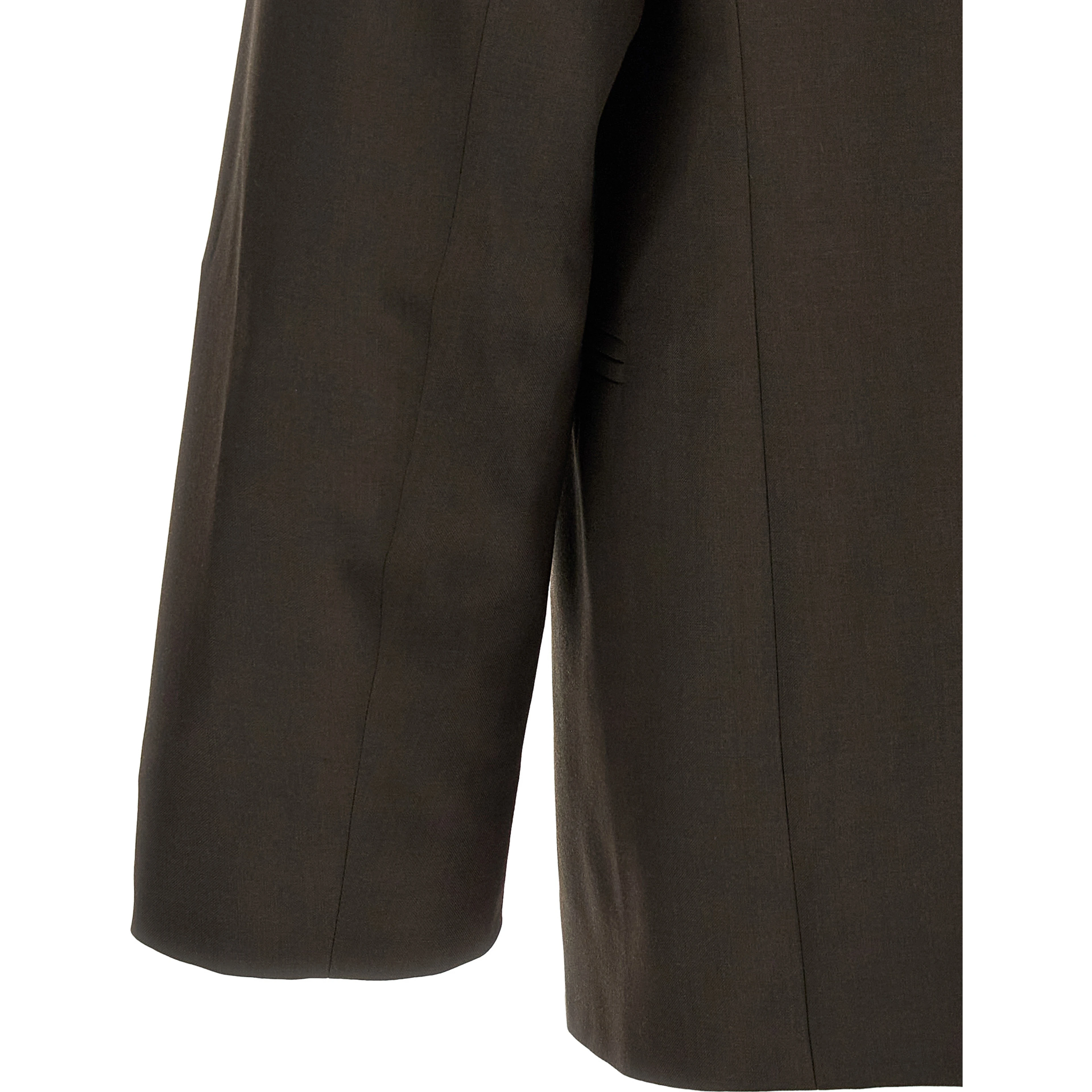 Brown Polyester Blazer