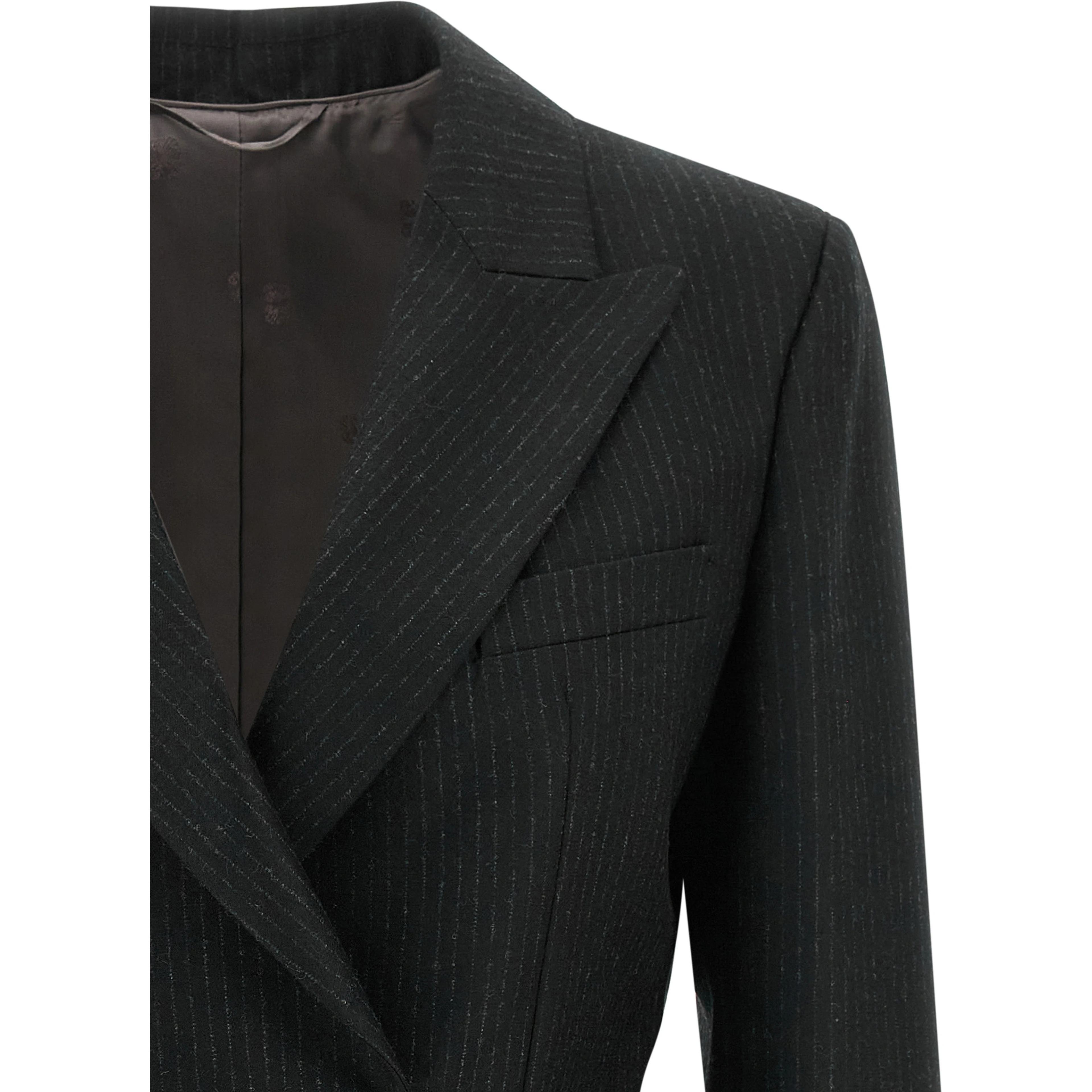 Black Virgin Wool Blazer