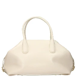 Beige Leather Handbag