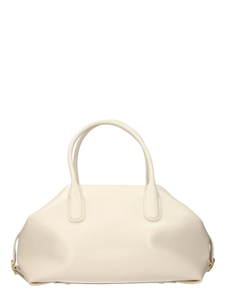 Beige Leather Handbag