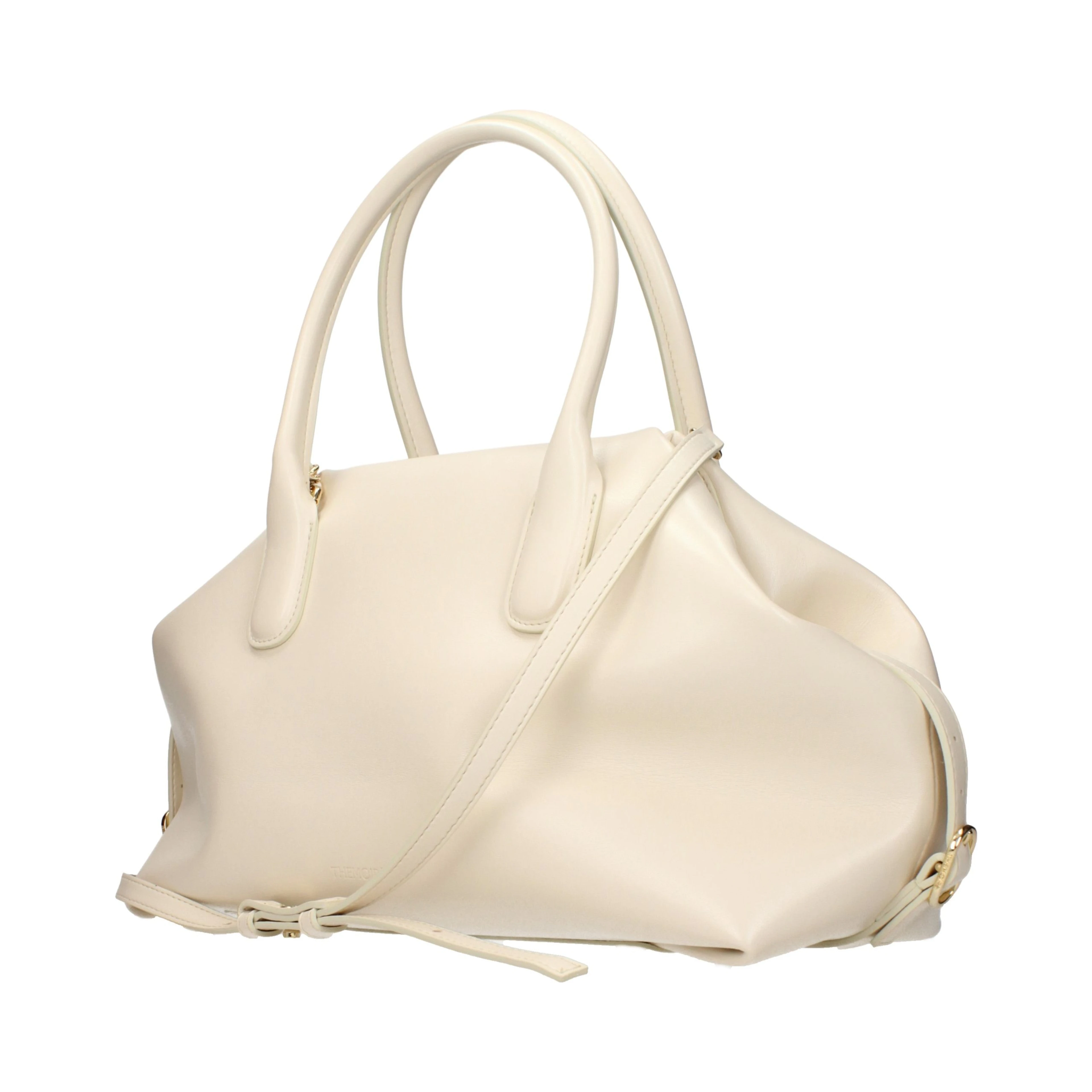 Beige Leather Handbag