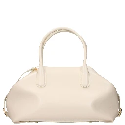 Beige Leather Handbag