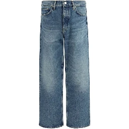 Blue Organic Cotton Relaxed Fit Jeans