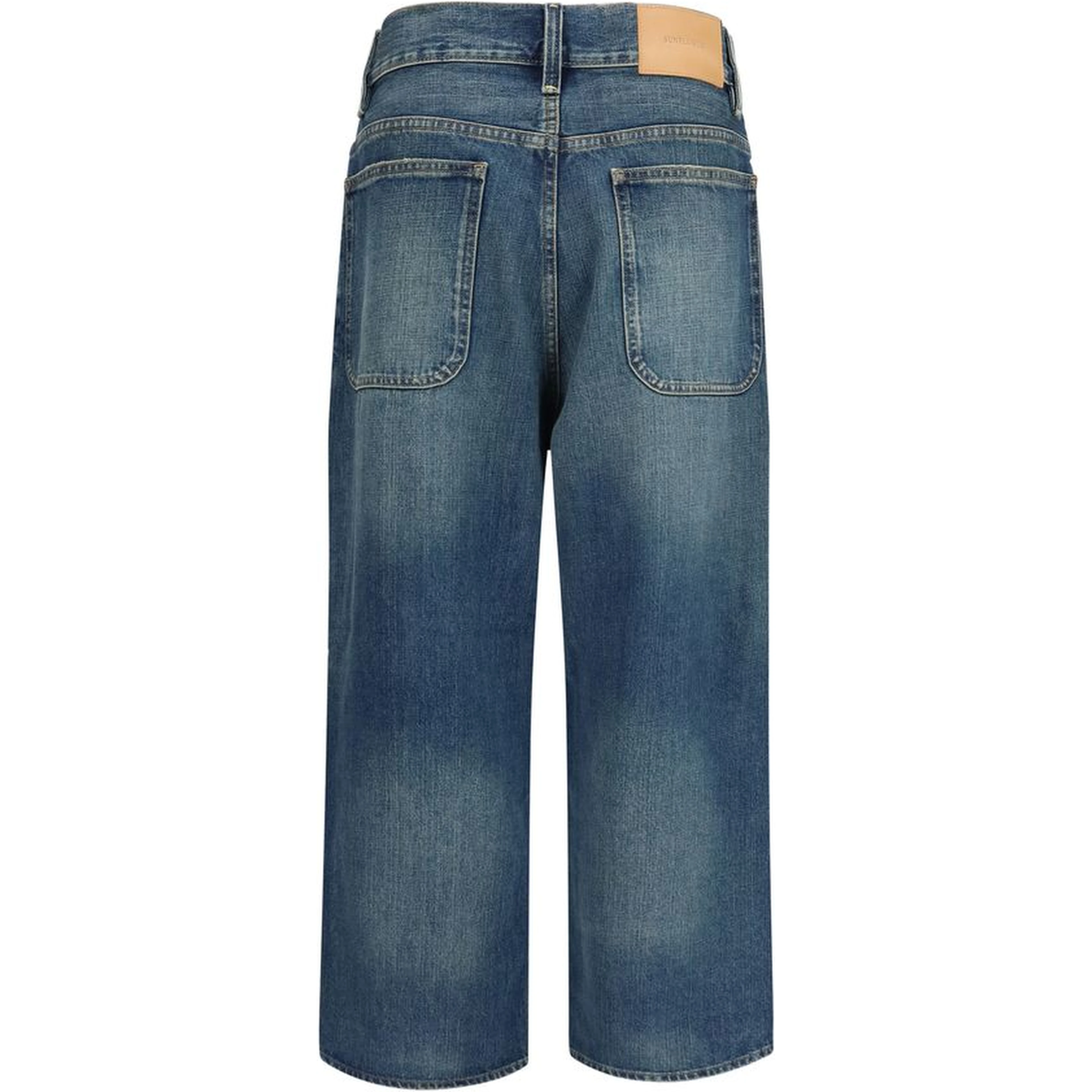 Blue Organic Cotton Relaxed Fit Jeans