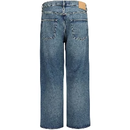 Blue Organic Cotton Relaxed Fit Jeans