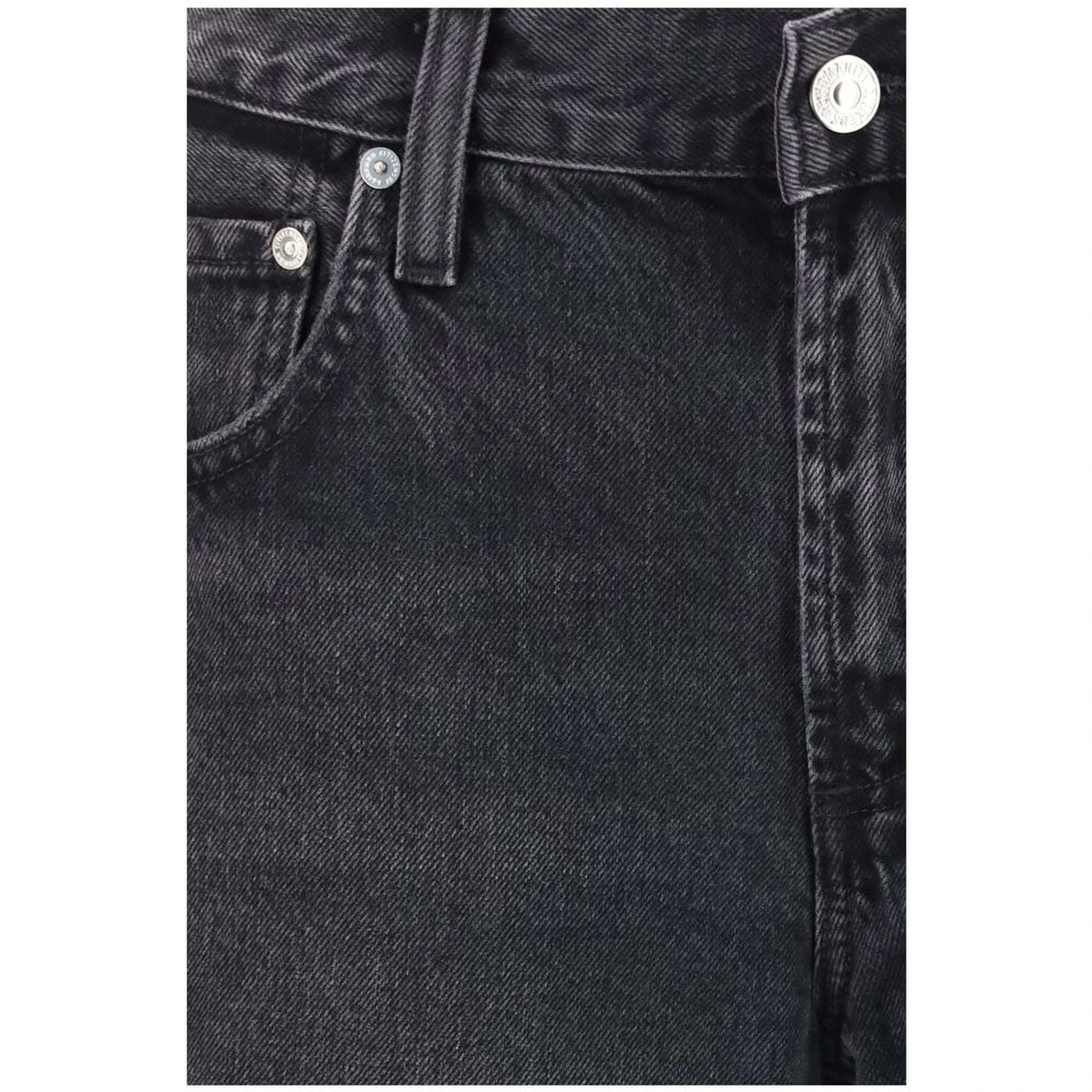 Black Organic Cotton Jeans Denim