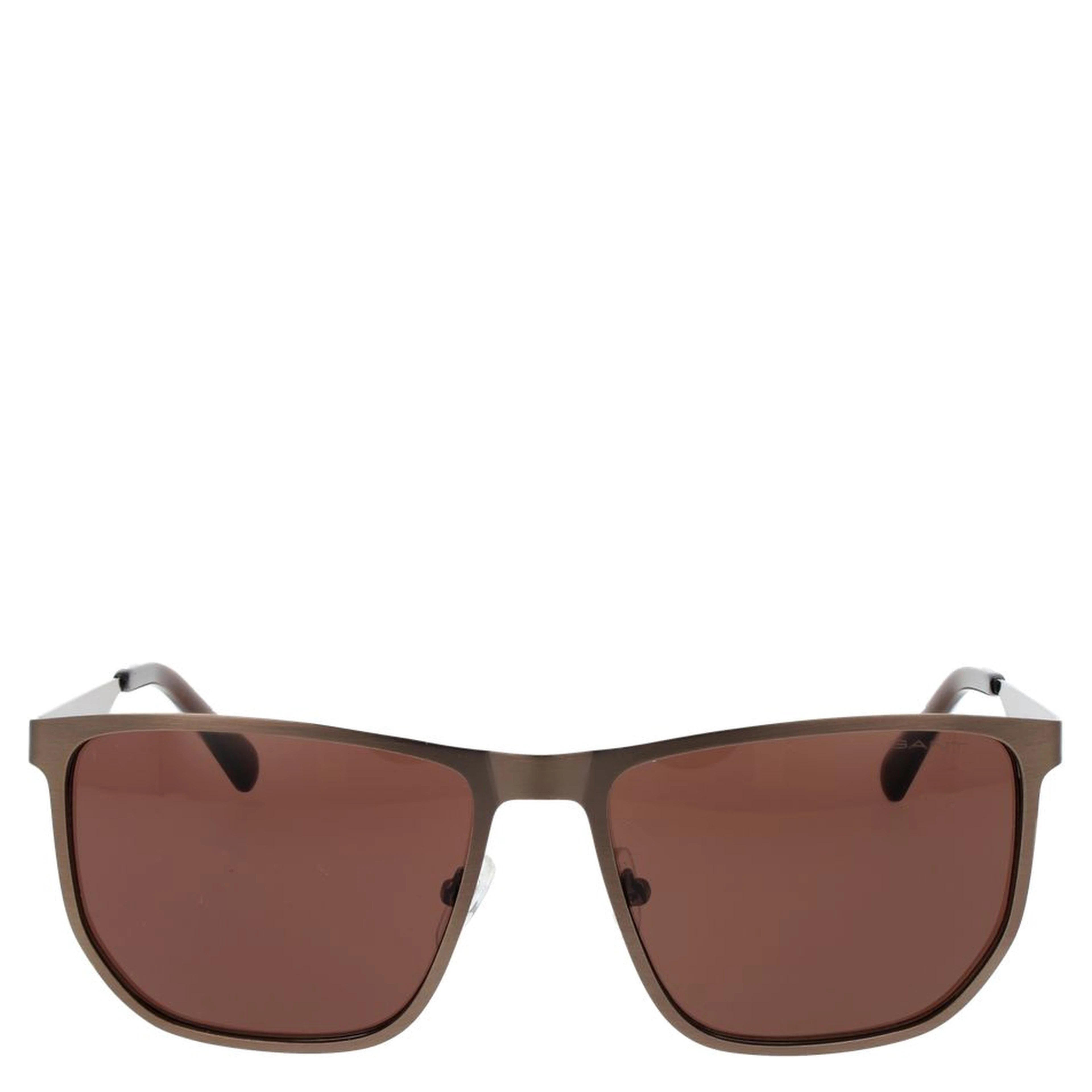 Brown Metal Sunglasses