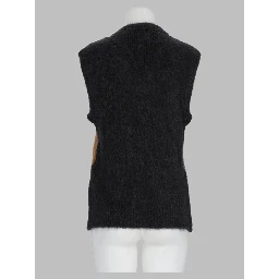 Gilet a Quadri in Alpaca