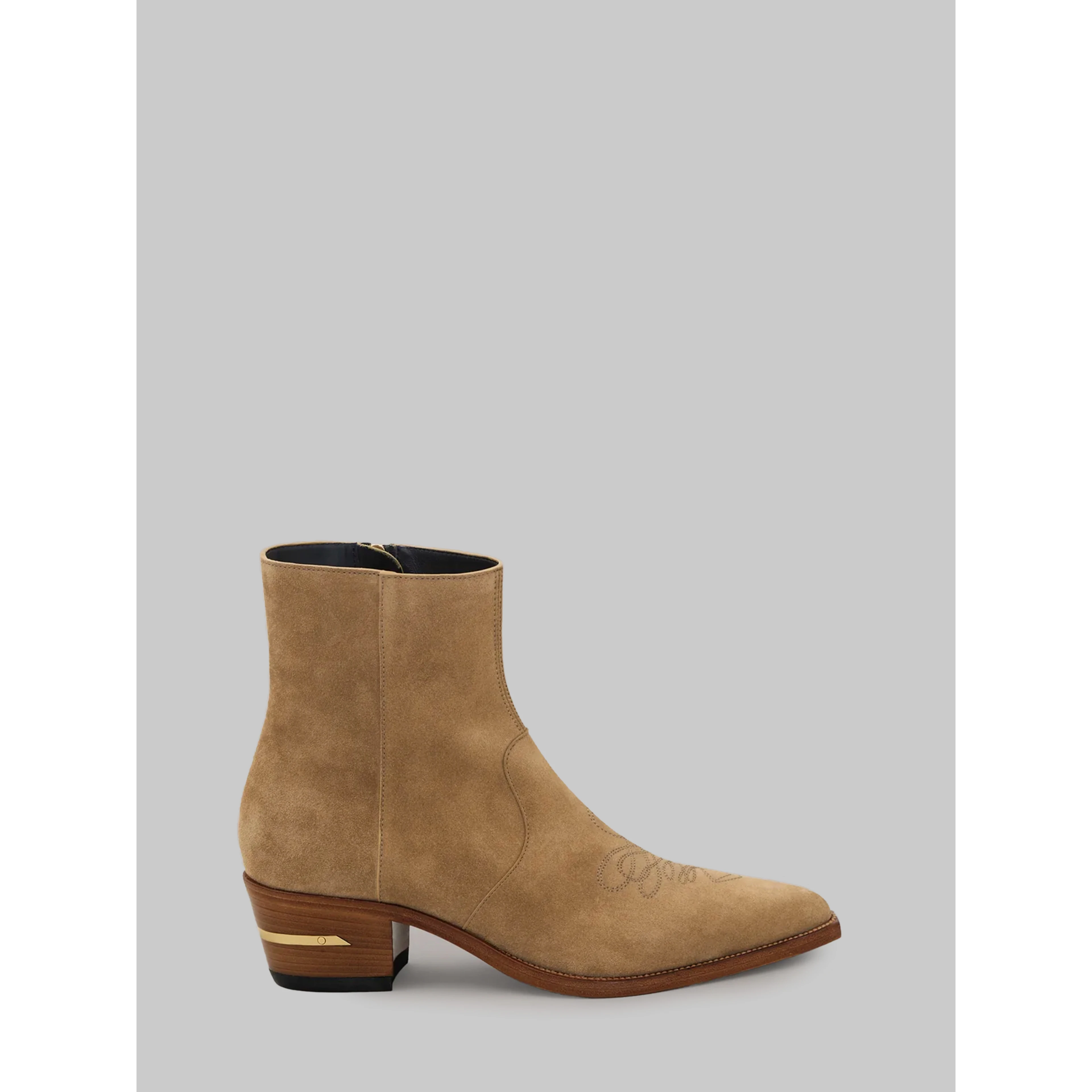 Ryder cognac suede boots