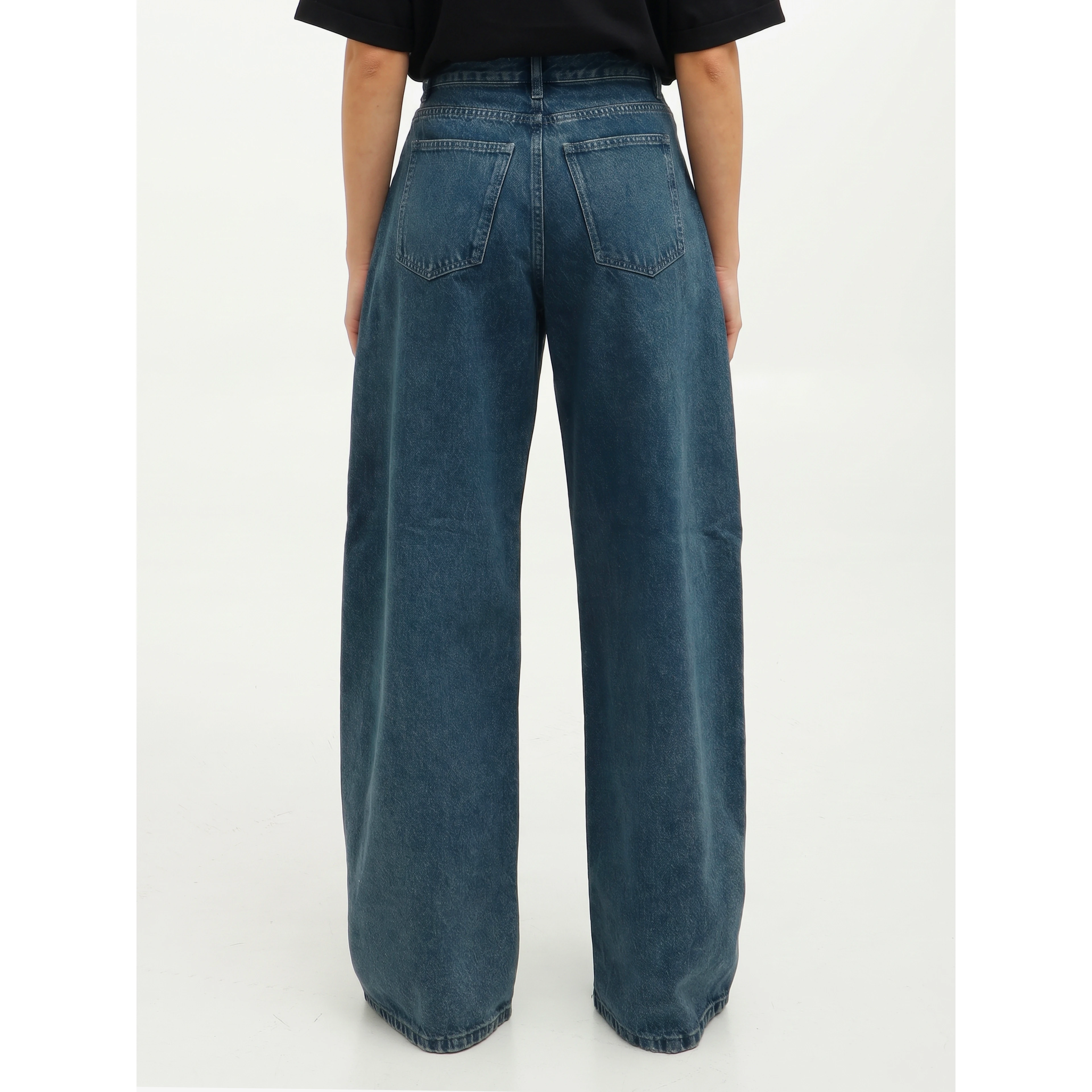 Nick barrel-leg jeans
