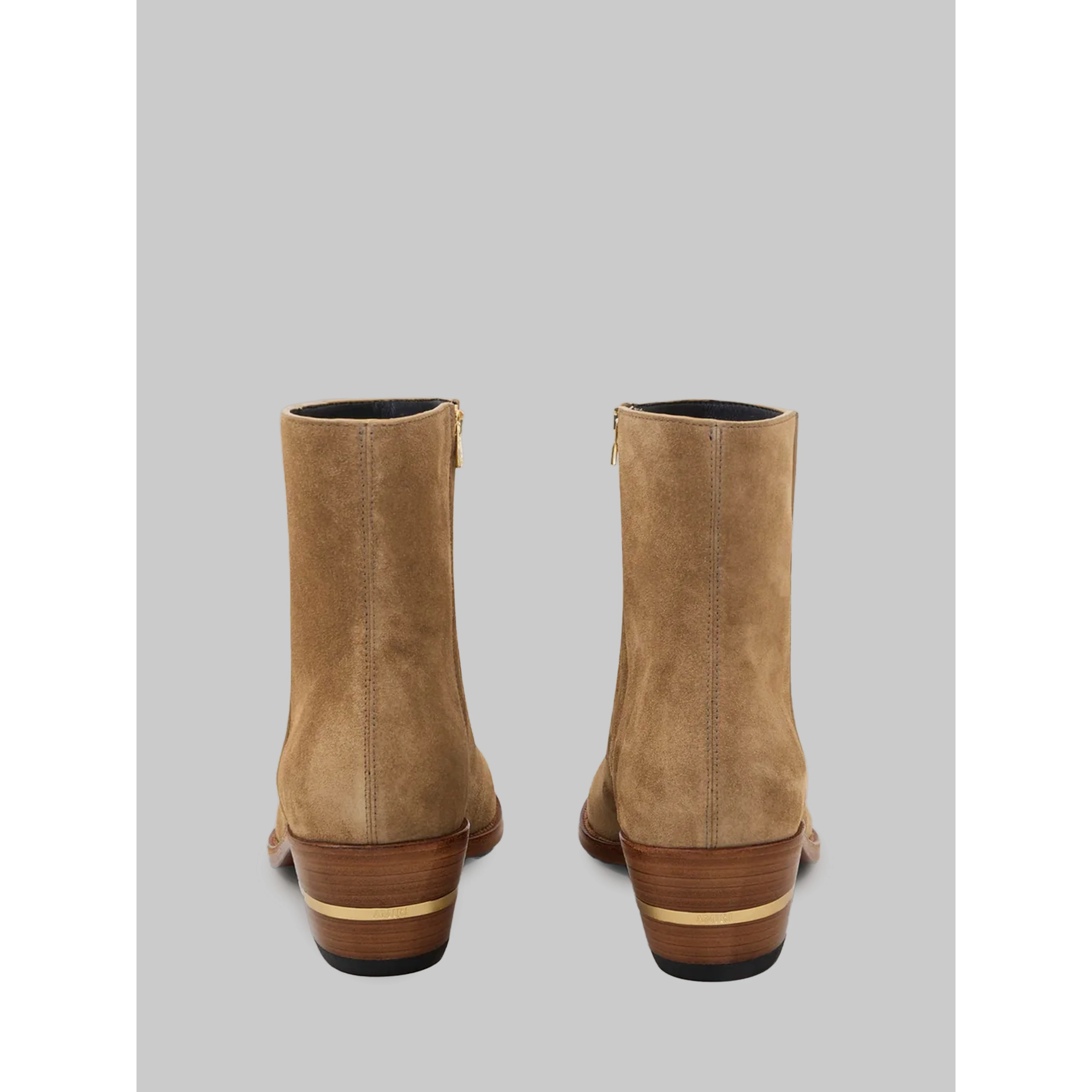 Ryder cognac suede boots