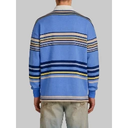 Striped Oversized long-sleeve polo