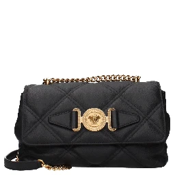 Black Leather Shoulder Bag