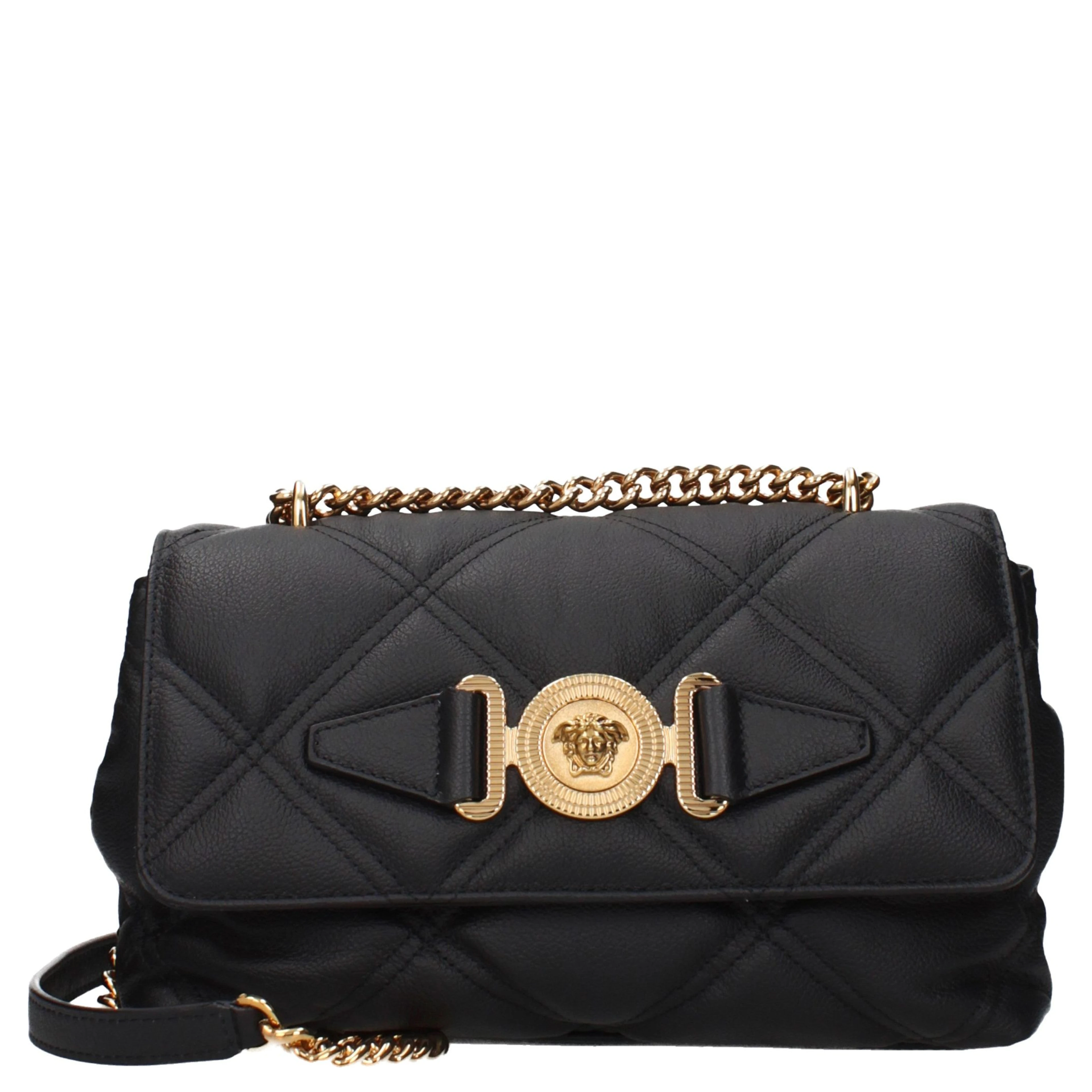 Black Leather Shoulder Bag