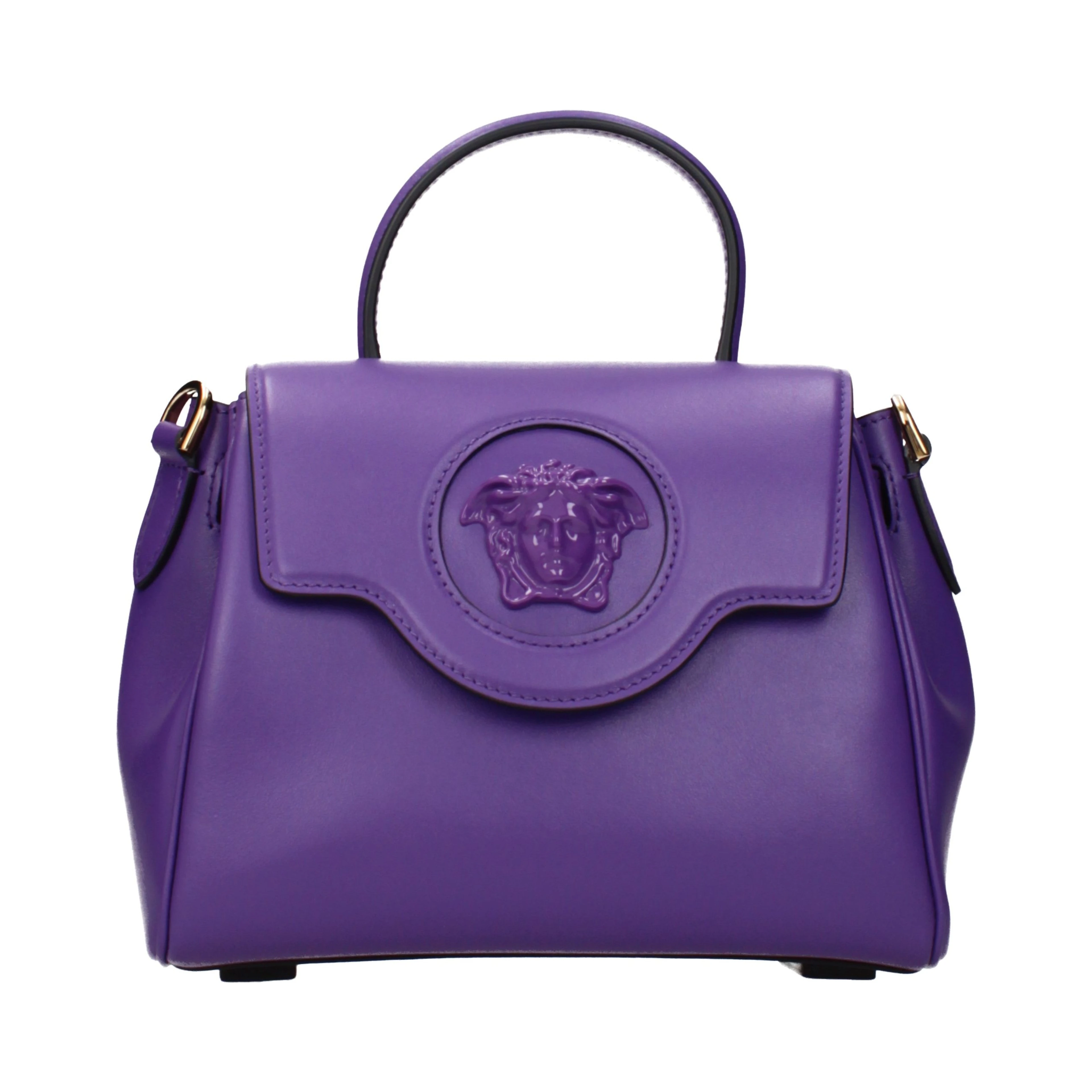 Purple Leather Handbag