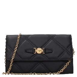 Black Leather Clutch Bag
