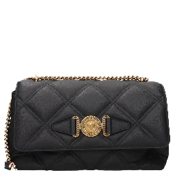 Black Leather Crossbody Bag