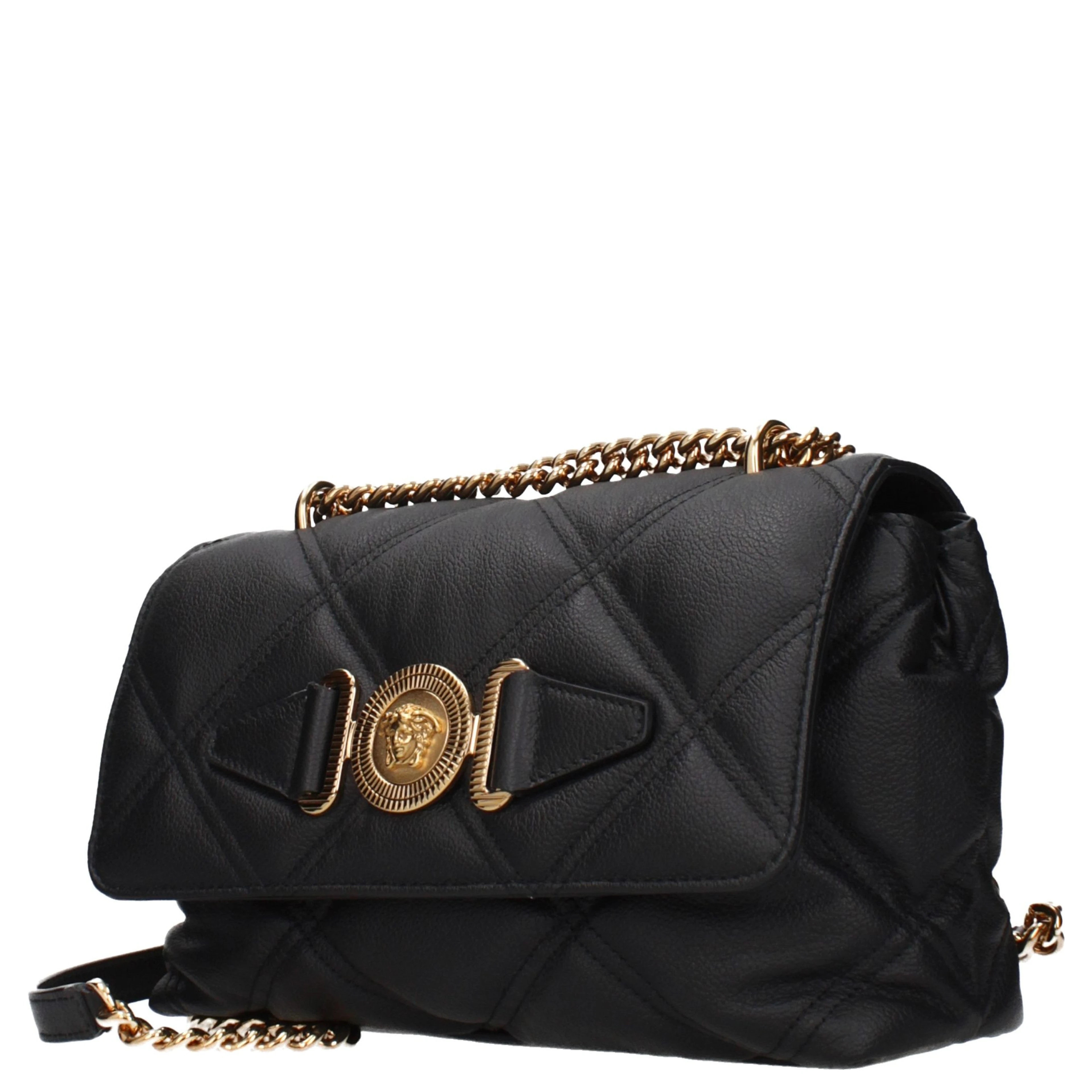 Black Leather Shoulder Bag