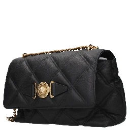 Black Leather Crossbody Bag