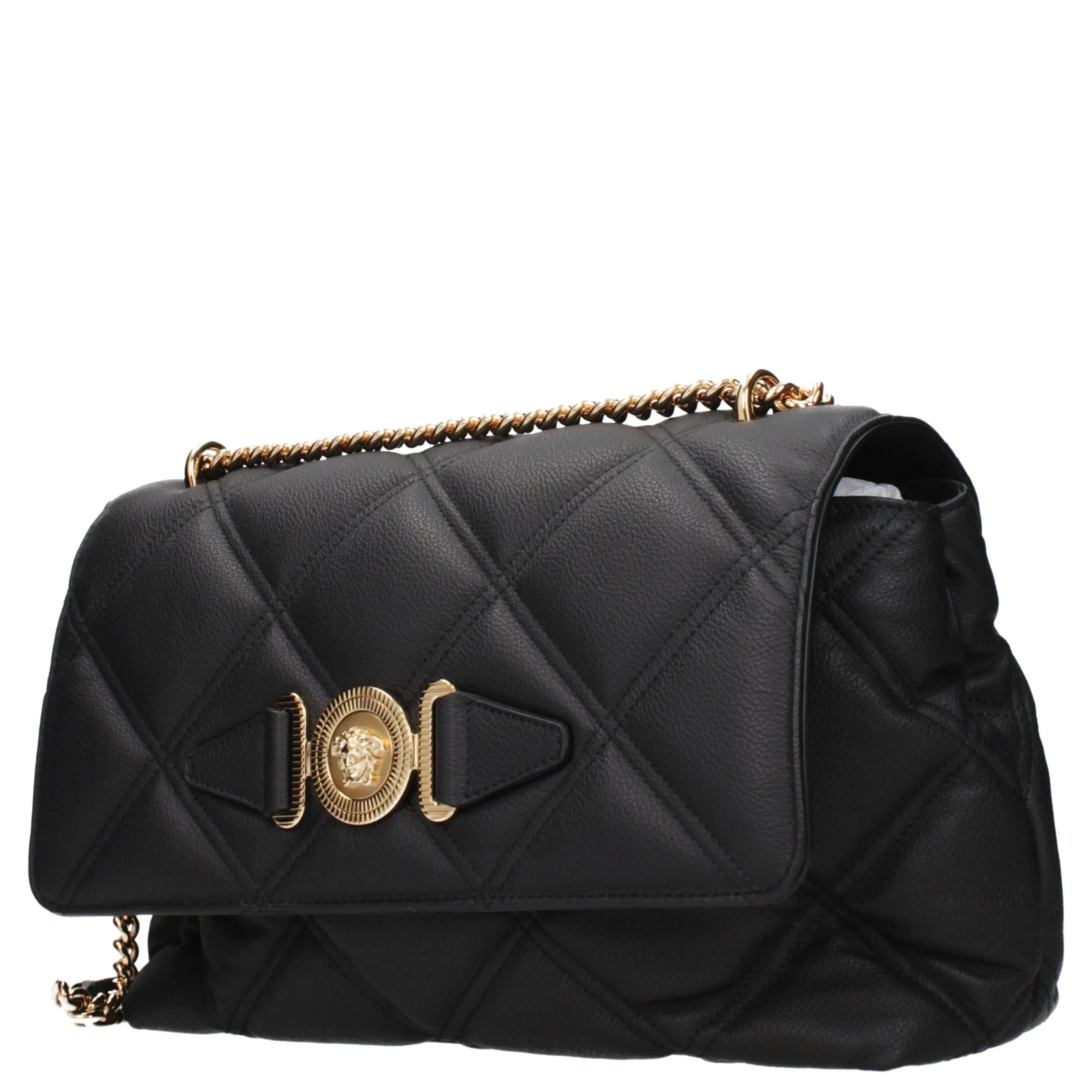 Black Leather Crossbody Bag