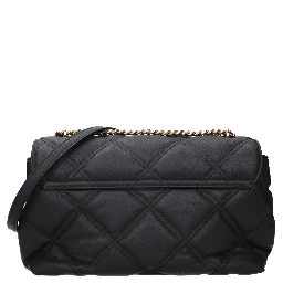 Black Leather Crossbody Bag