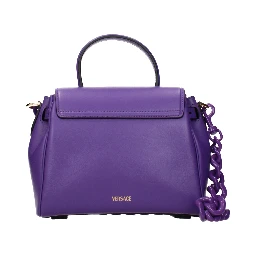Purple Leather Handbag