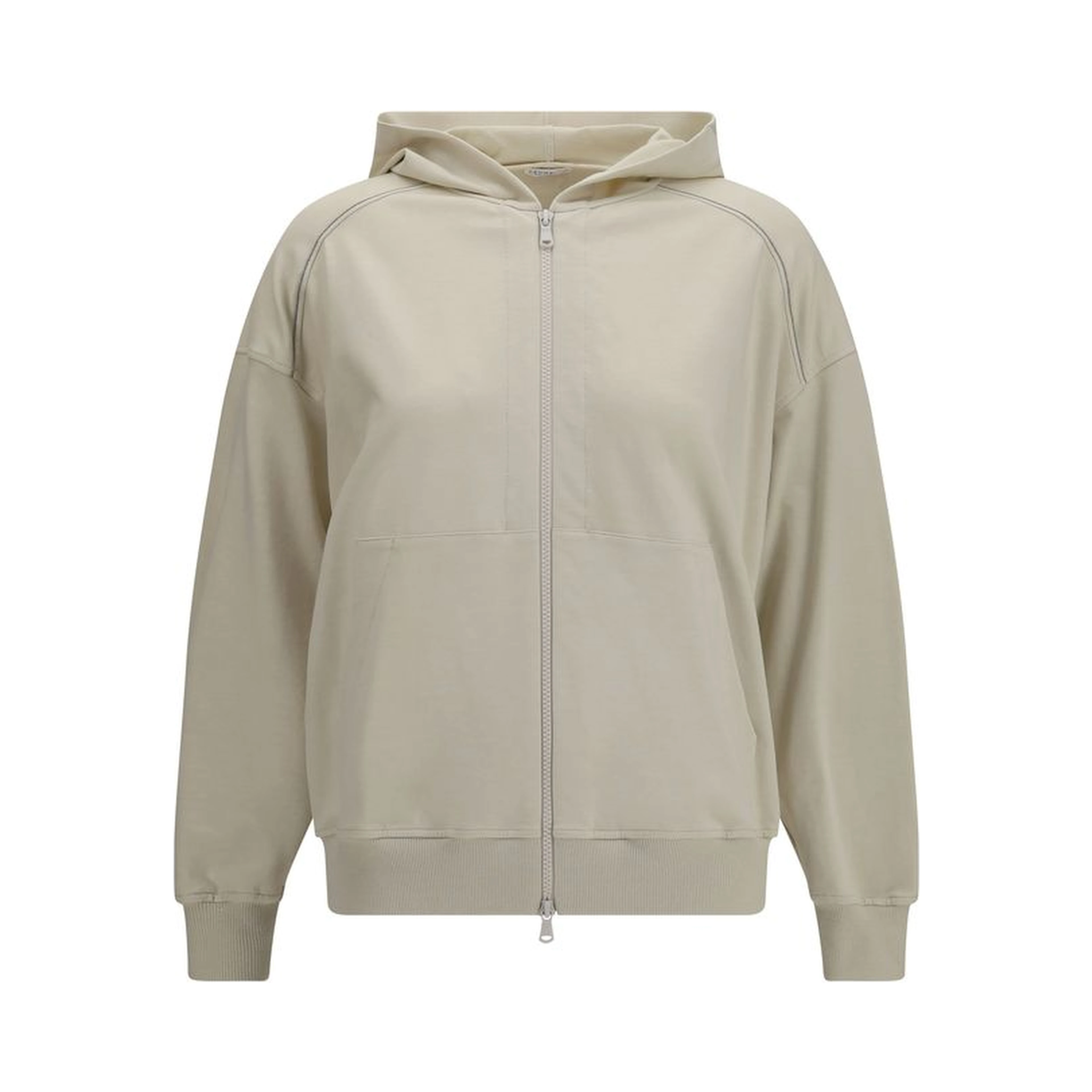 Beige Cotton Sweatshirt