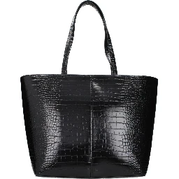 Black Polyethylene Shoulder Bag