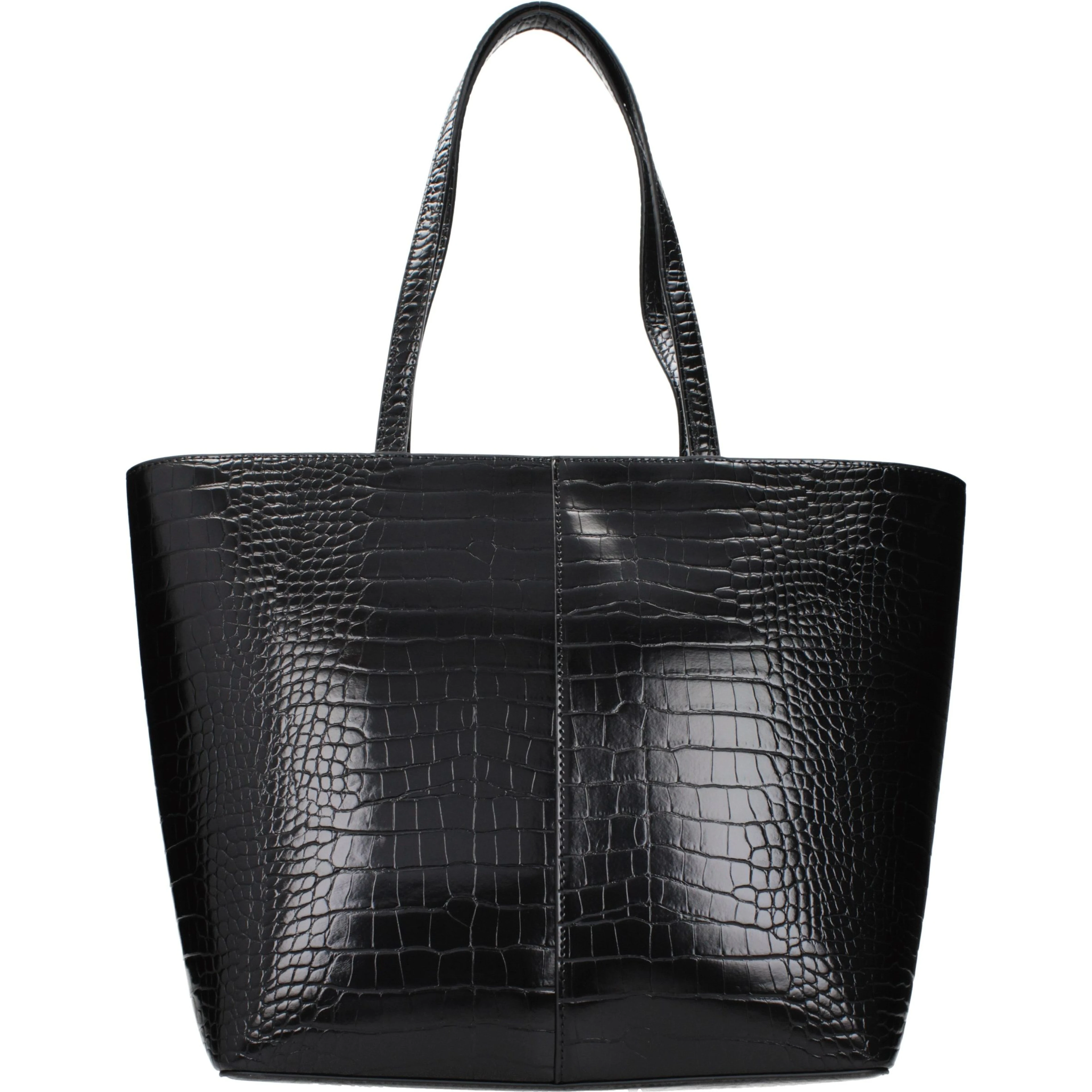 Black Polyethylene Shoulder Bag