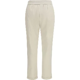 Beige Cotton Joggers (Workout Pants)