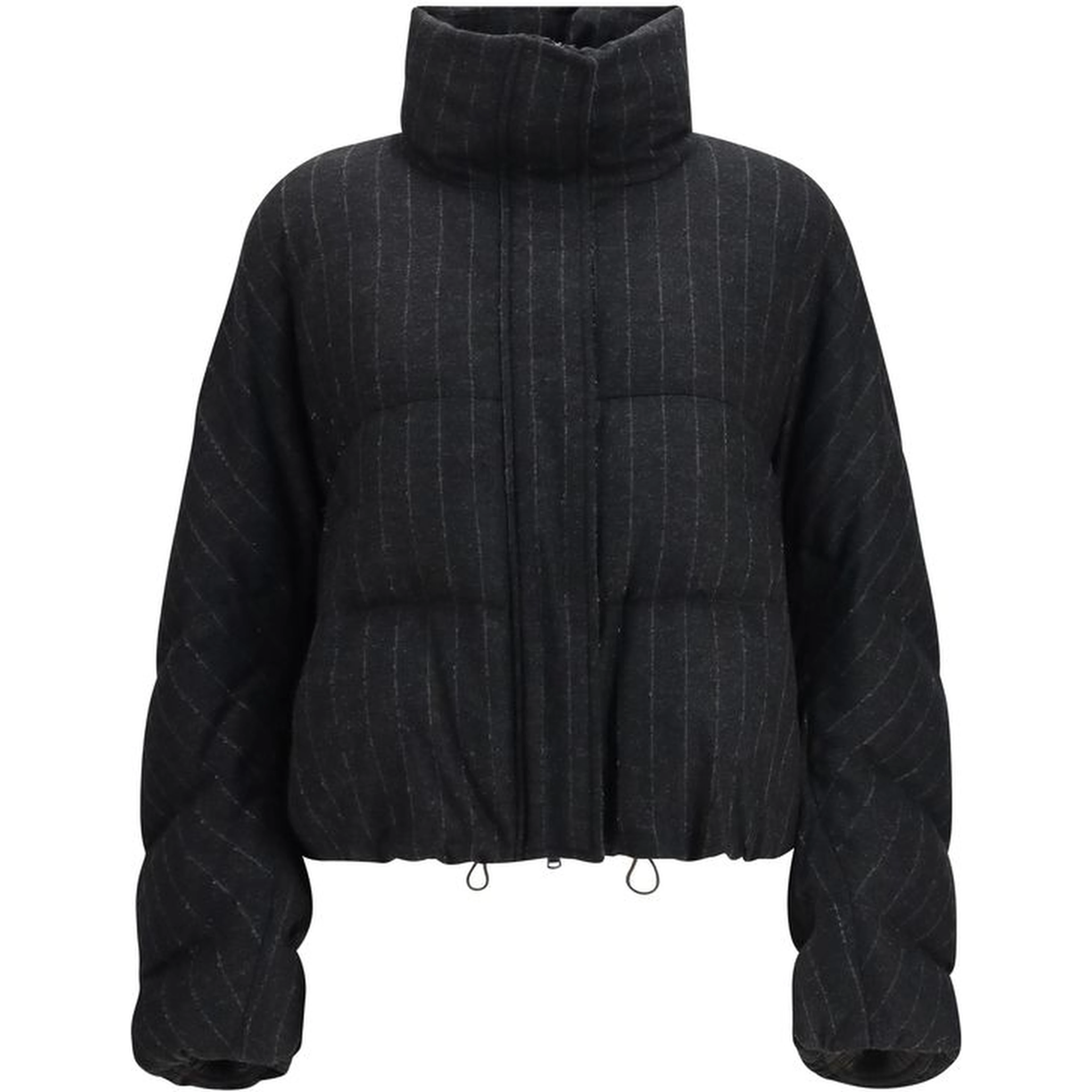 Gray Wool Oves Aries Full-Length Jacket