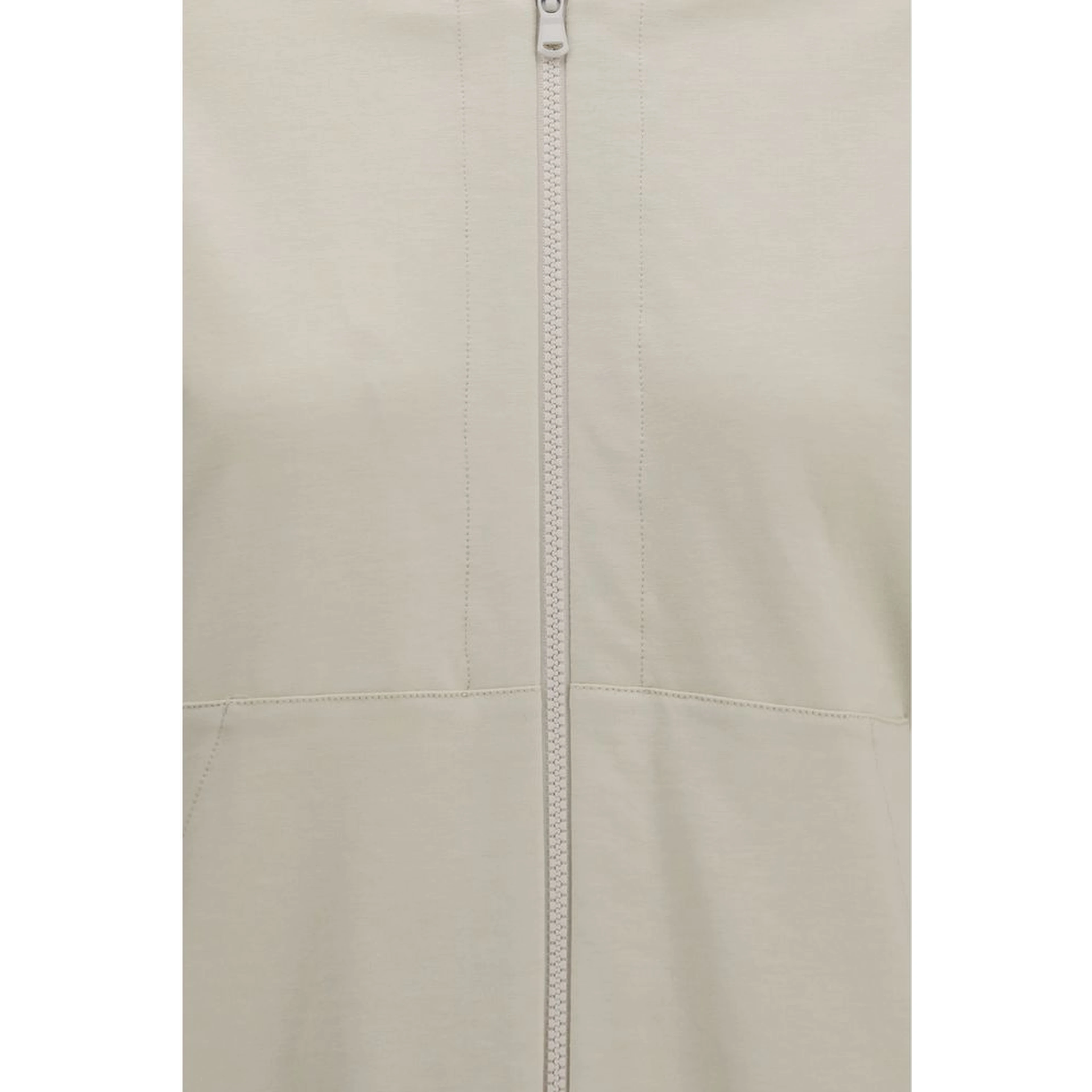 Beige Cotton Sweatshirt