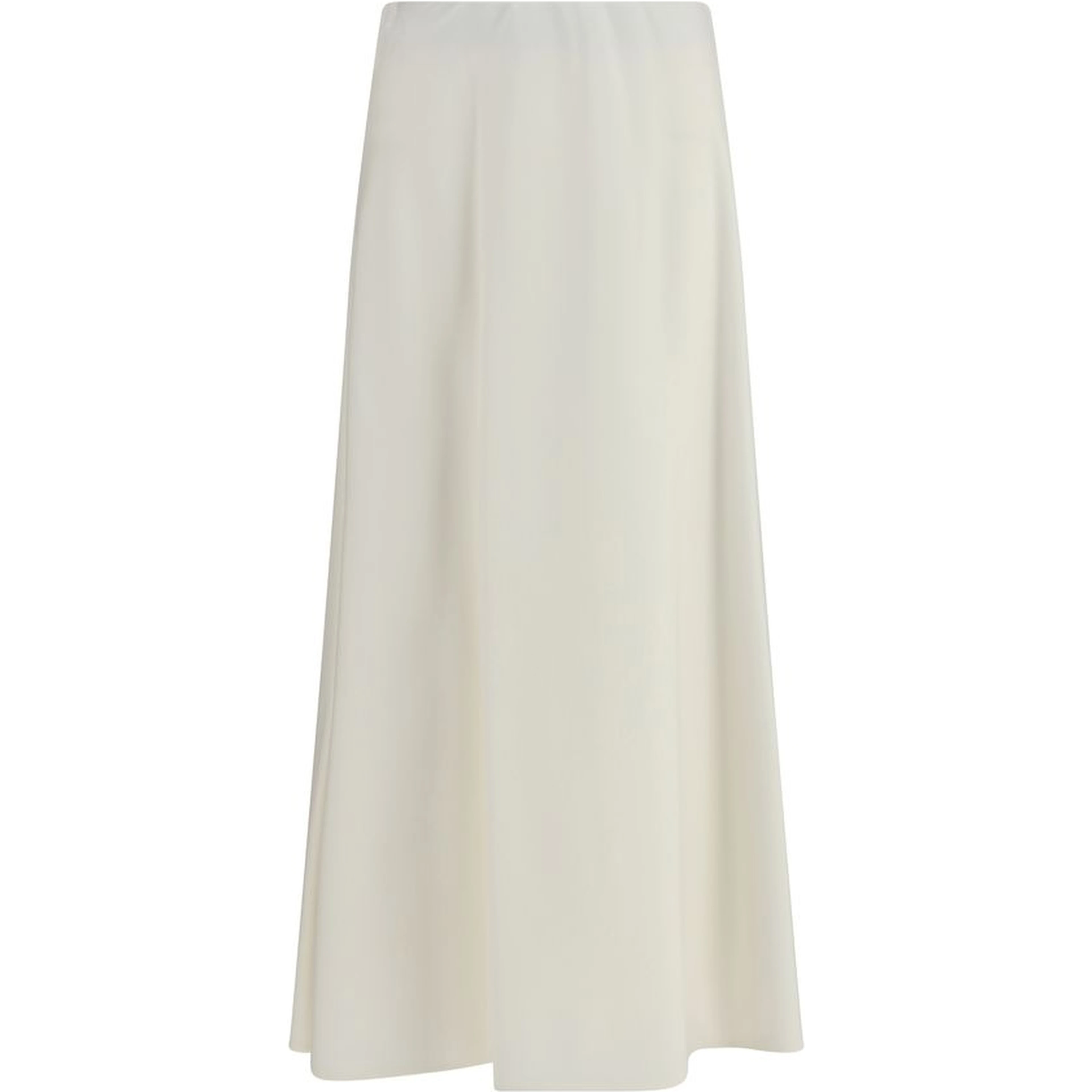 Beige Wool Oves Aries Midi Skirt