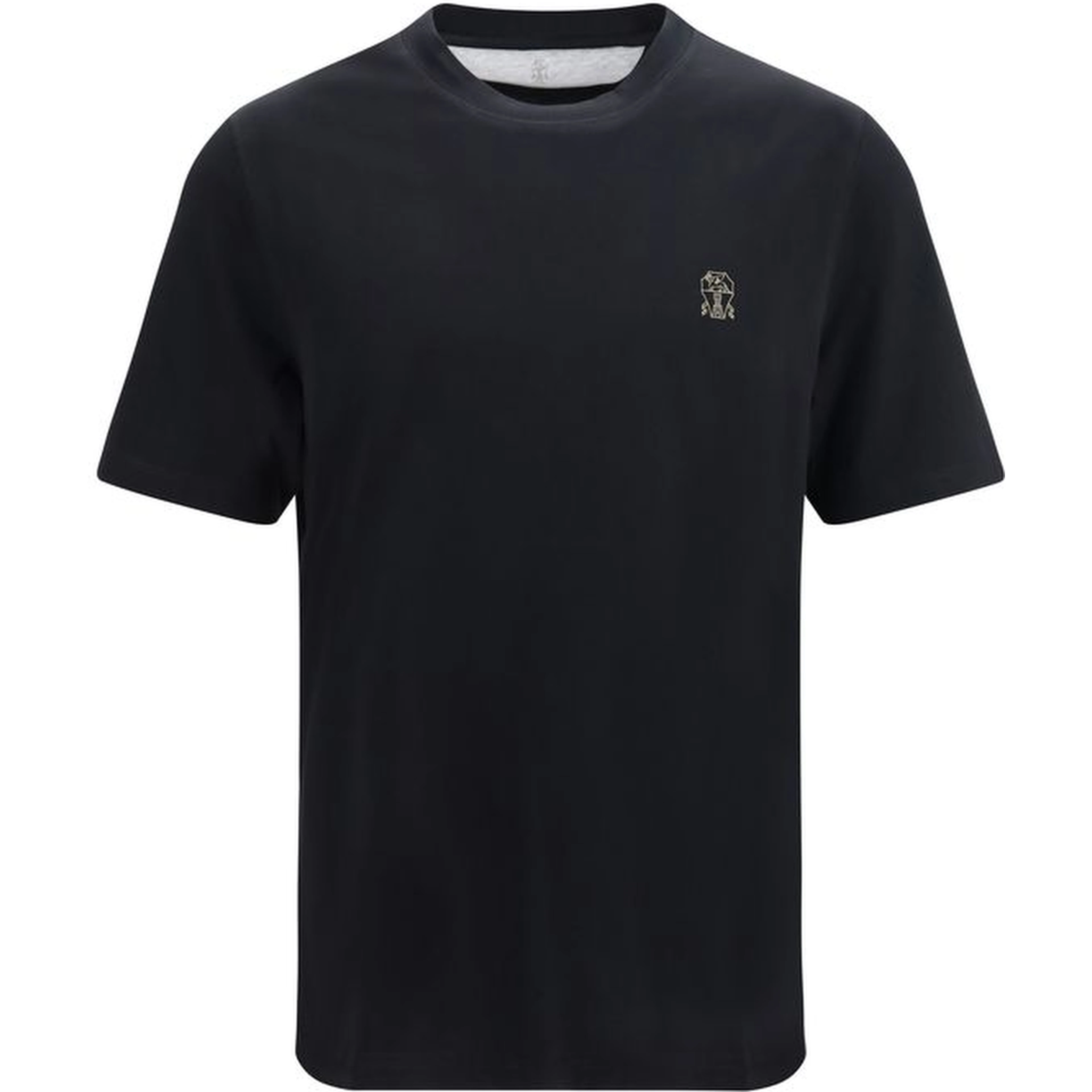Black Cotton T-Shirt