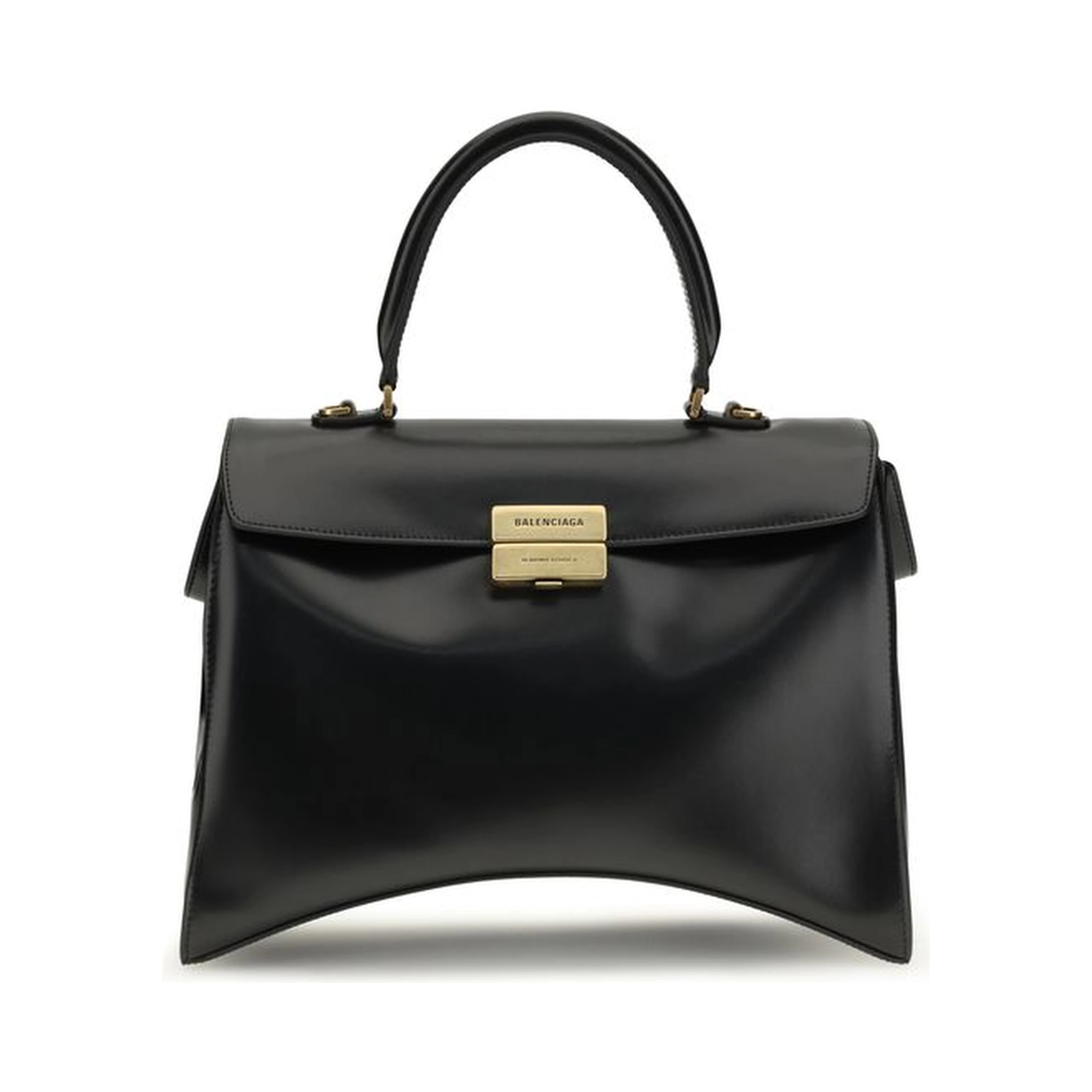Black Calf Leather Bos Taurus Shoulder Bag