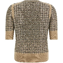 Beige Virgin Wool Sweatshirt