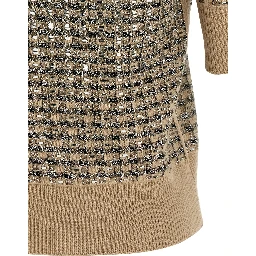 Beige Virgin Wool Sweatshirt