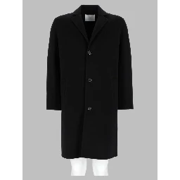 Cappotto Monopetto In Lana