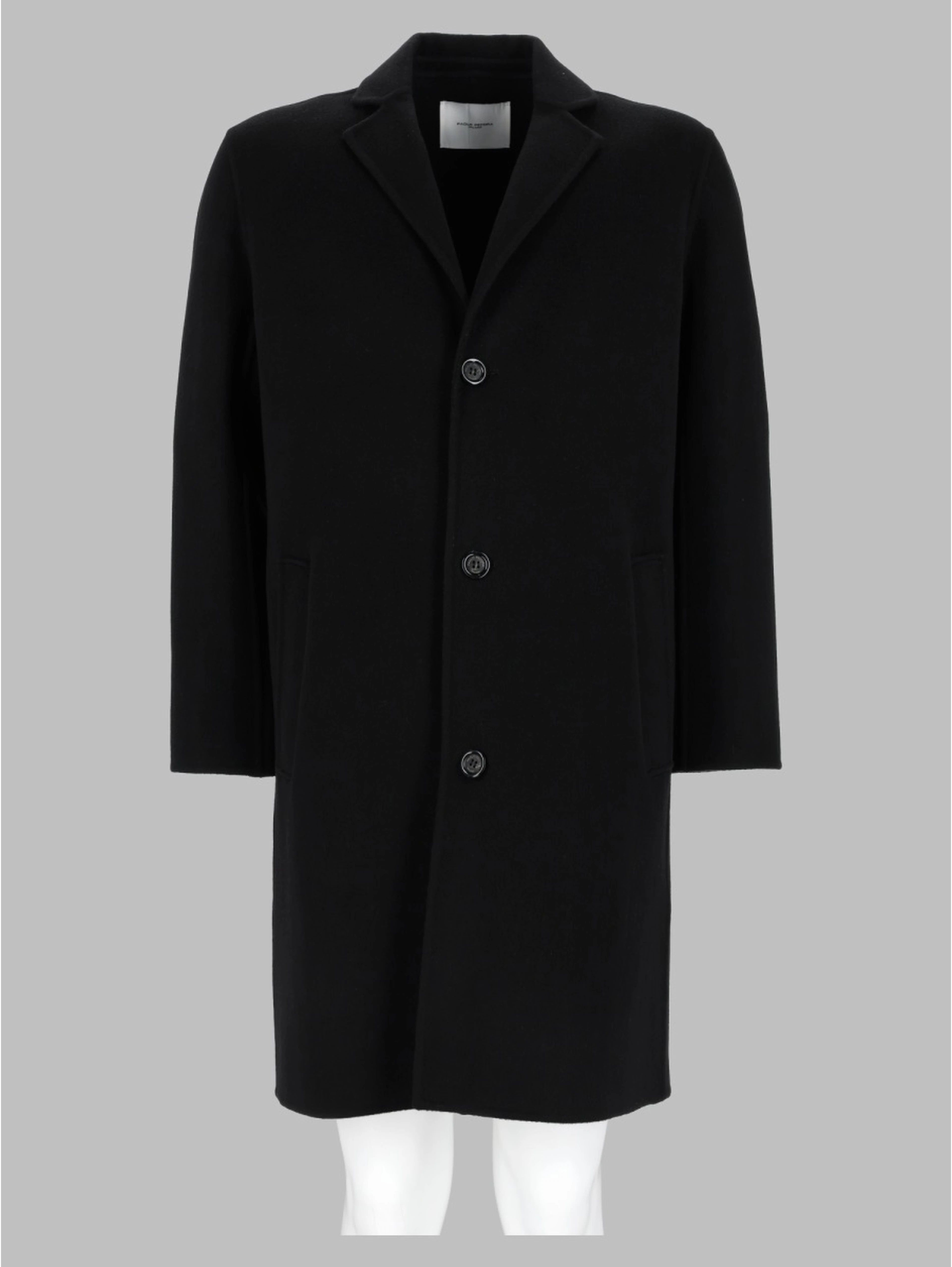 Cappotto Monopetto In Lana