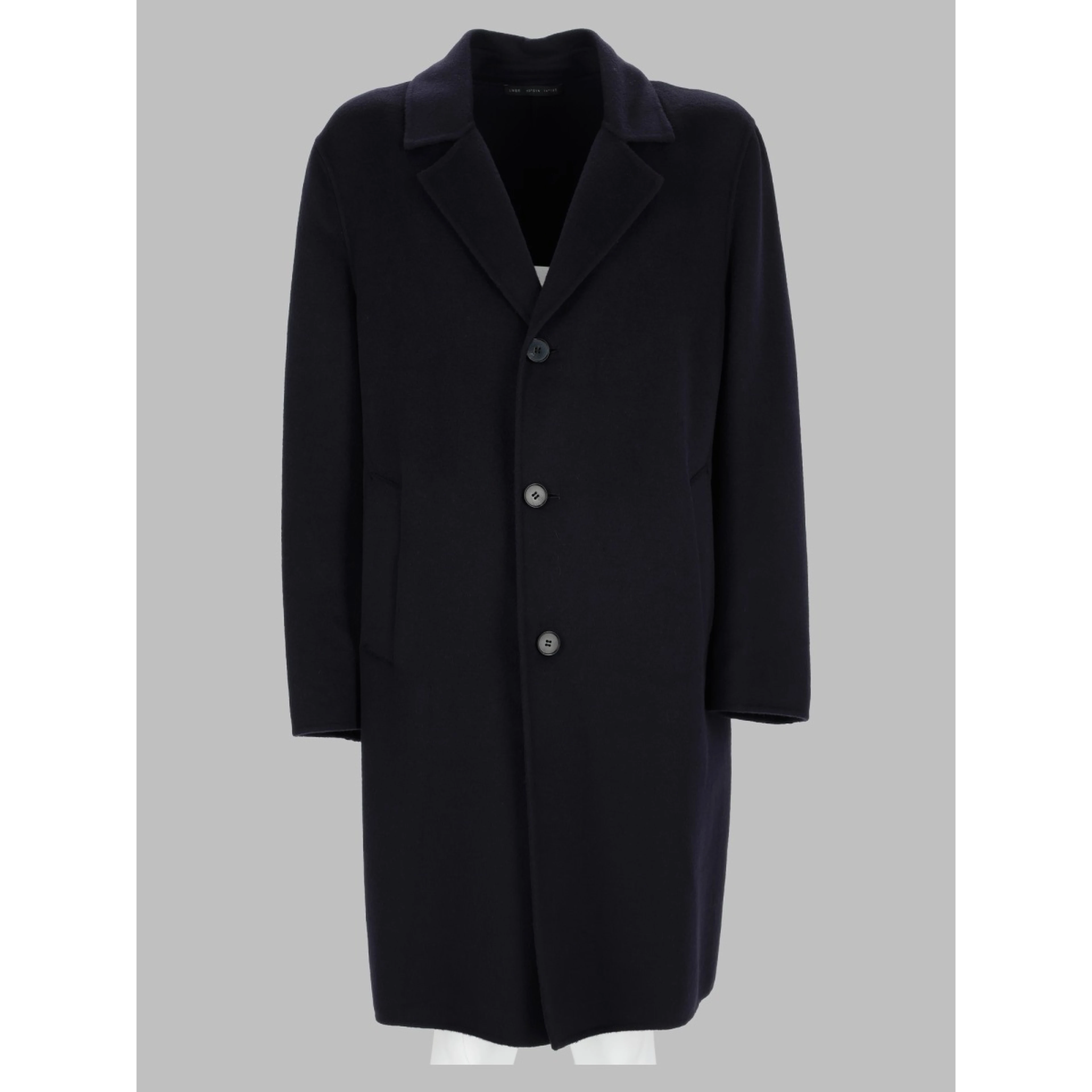 Cappotto Monopetto In Lana