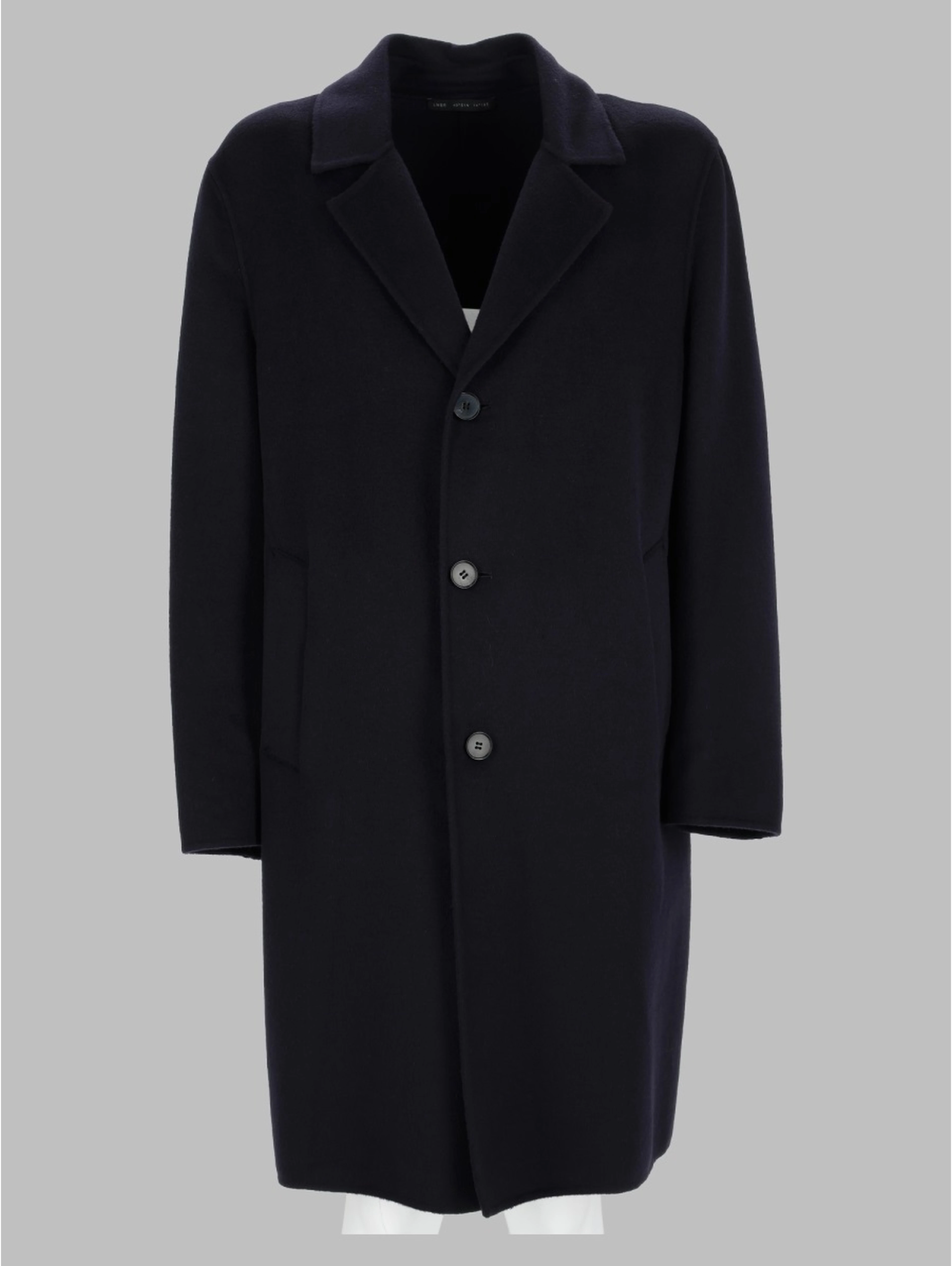 Cappotto Monopetto In Lana